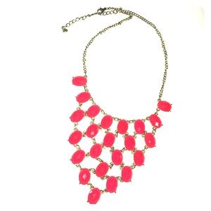 “Pink stone” necklace